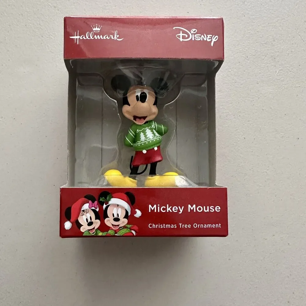Hallmark Disney Ornaments Mickey Christmas Tree Sweater 2018 New In Box